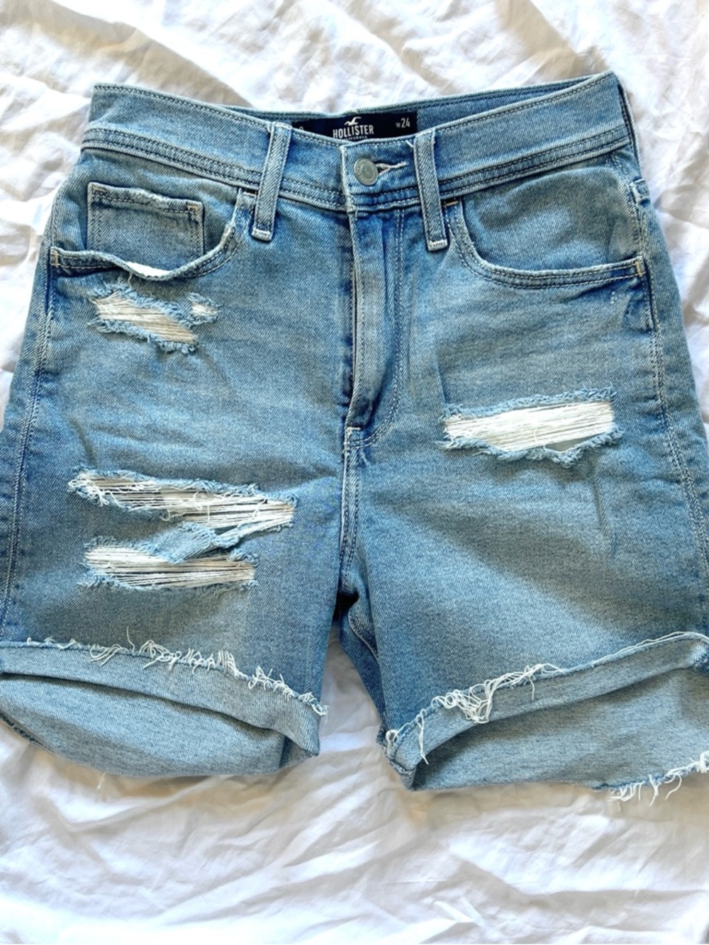 🩵Hollister // High Rise Dad Shorts🩵